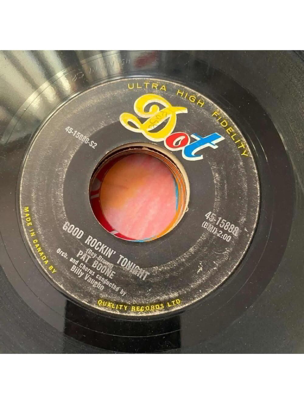 Pat Boone - Good Rockin' Tonight 45-15888 45rpm VG+ R17
